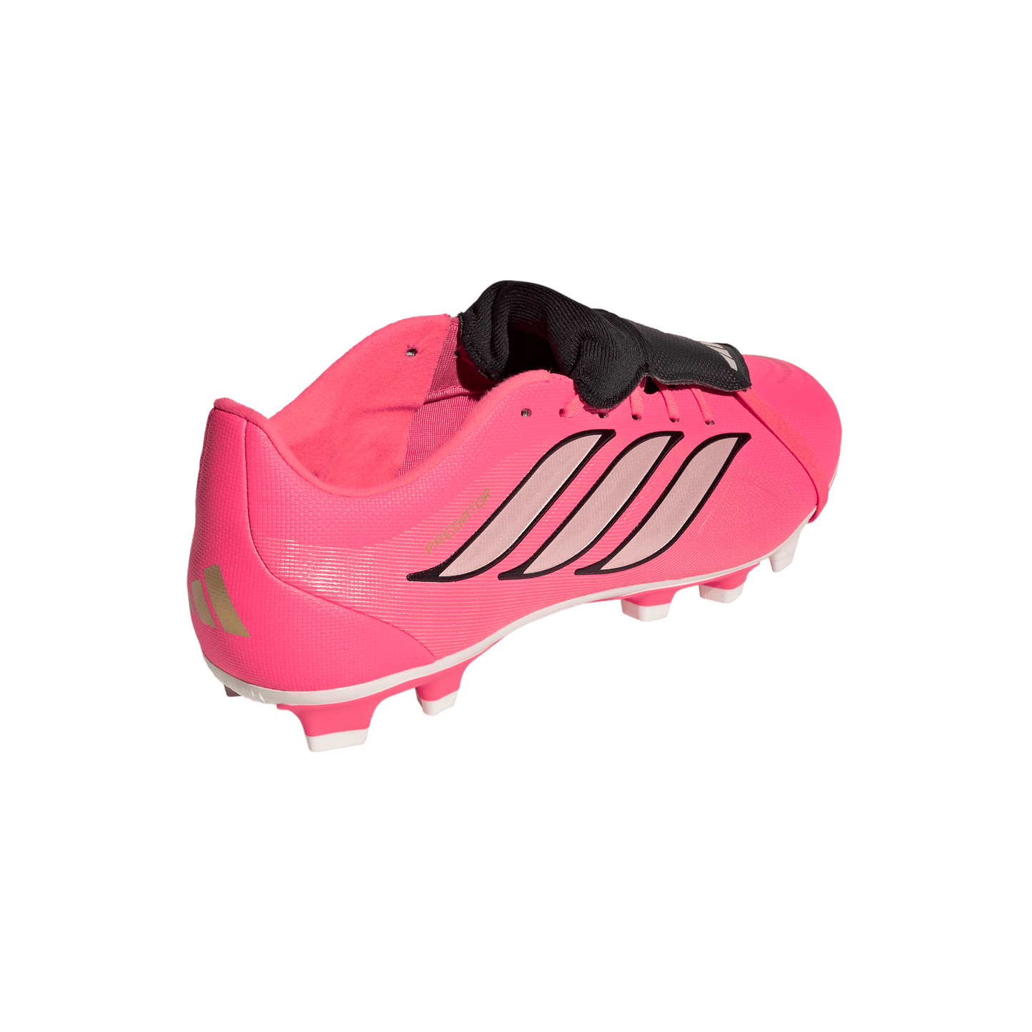 adidas Predator Club Fold-Over Tongue FG Soccer Cleats | Solar Turbo / Iron Metallic / Core Black | Men's