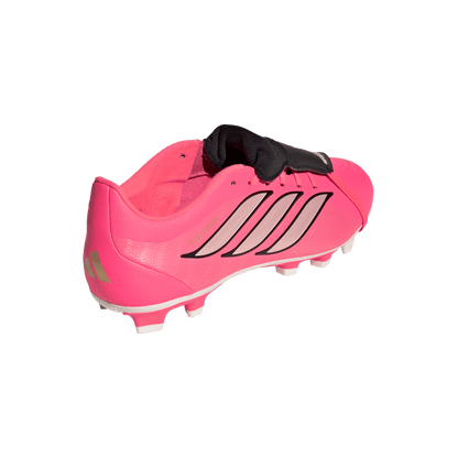 adidas Predator Club Fold-Over Tongue FG Soccer Cleats | Solar Turbo / Iron Metallic / Core Black | Men's