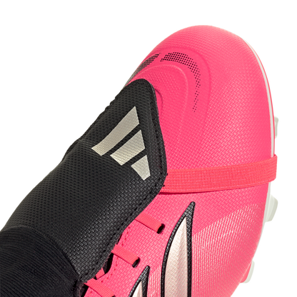 adidas Predator Club Fold-Over Tongue FG Soccer Cleats | Solar Turbo / Iron Metallic / Core Black | Men's