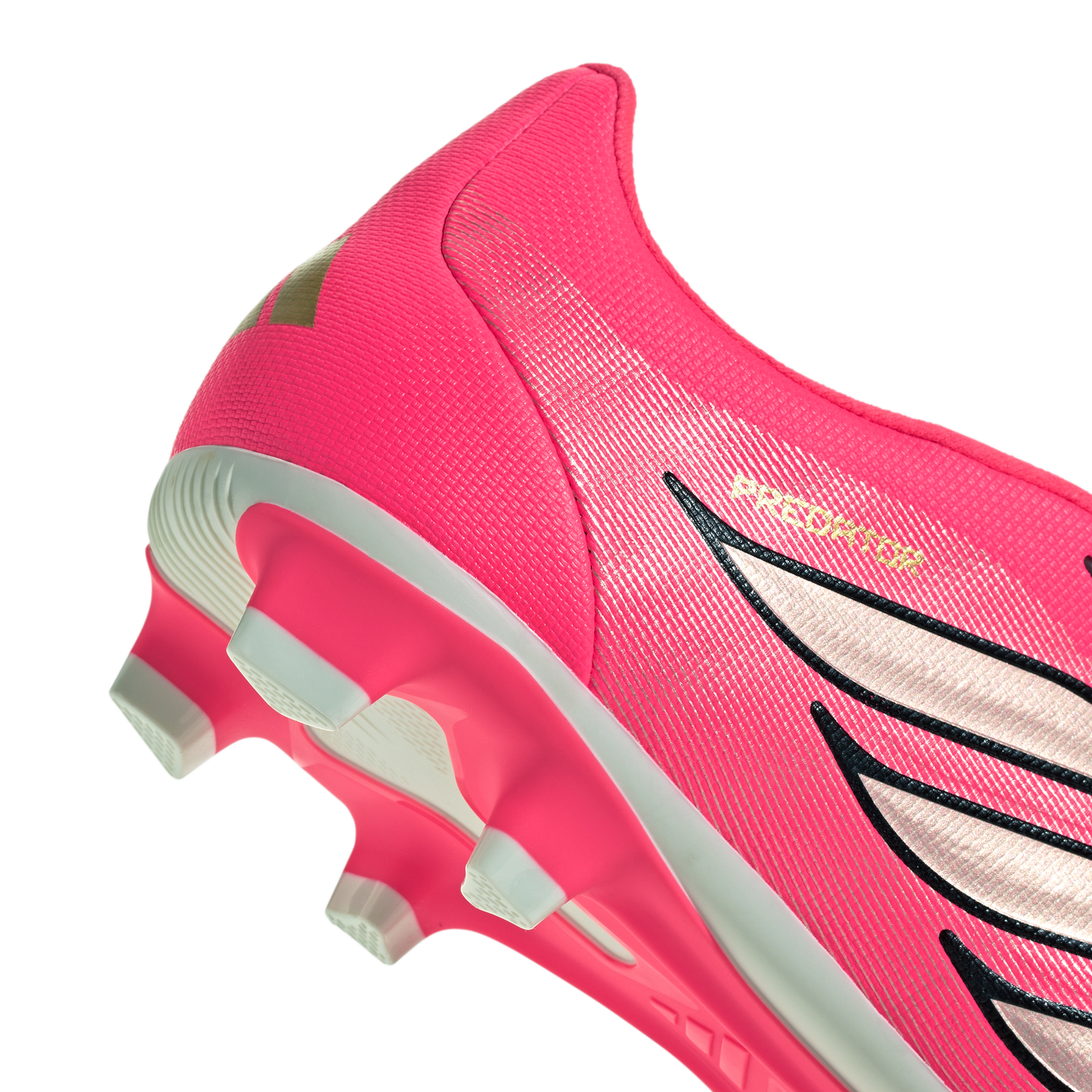 adidas Predator Club Fold-Over Tongue FG Soccer Cleats | Solar Turbo / Iron Metallic / Core Black | Men's