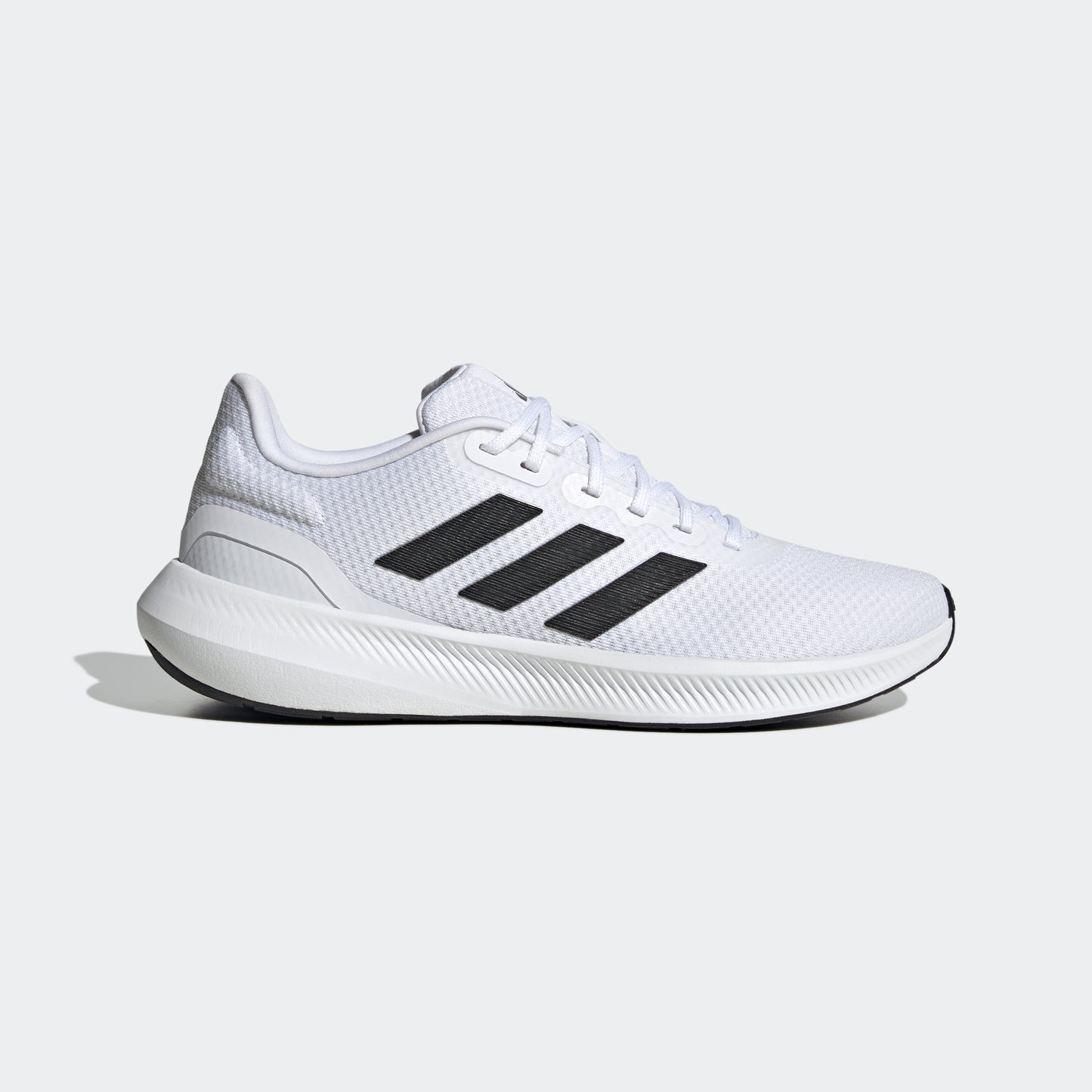 adidas Runfalcon 3.0 Cloudfoam Running Shoes | White/Black | Men's White / 11 adidas Runfalcon 3.0 Cloudfoam Running Shoes | White/Black | Men's White / 11
