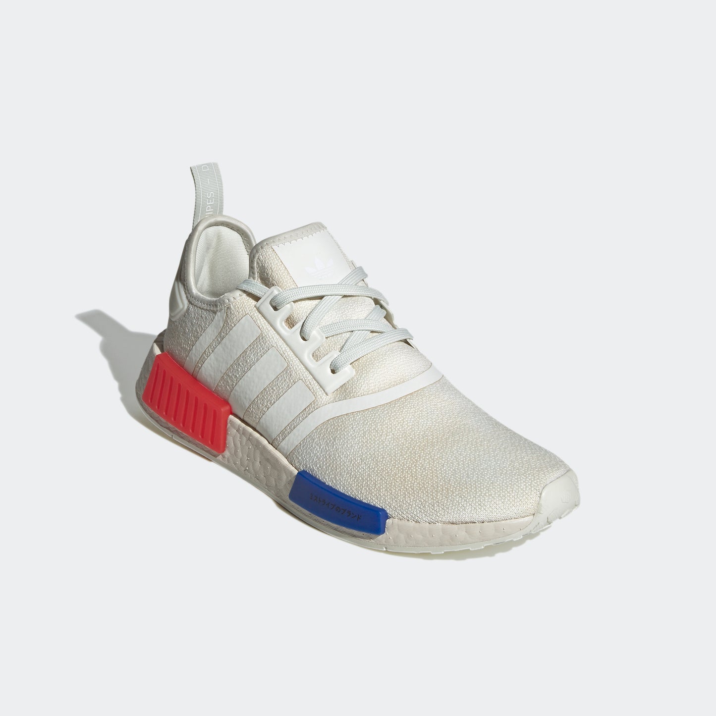 adidas NMD_R1 Shoes | White/Red/Blue | Men's