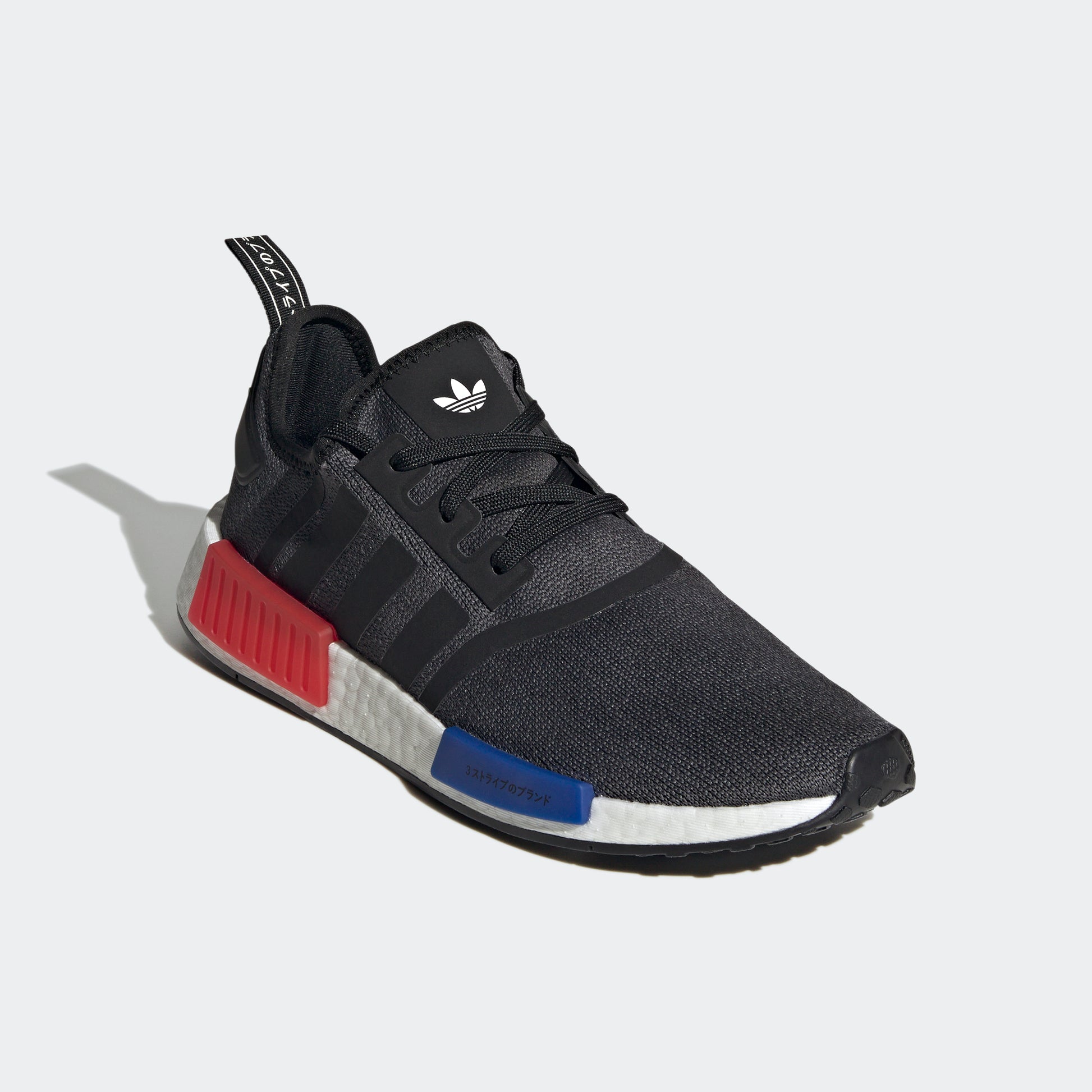 adidas NMD_R1 Shoes | Black/Red/Blue | Men's stripe 3 adidas adidas NMD_R1 Shoes | Black/Red/Blue | Men's stripe 3 adidas