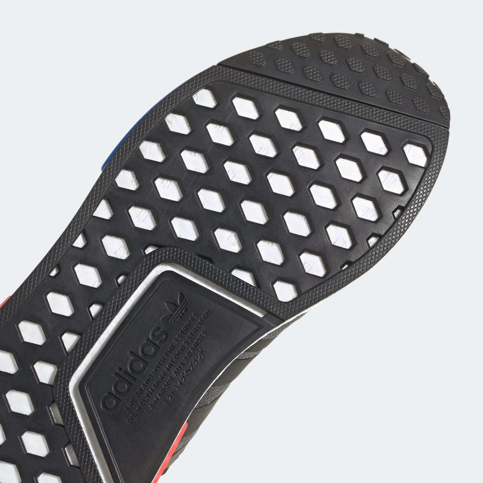adidas NMD_R1 Shoes | Black/Red/Blue | Men's stripe 3 adidas adidas NMD_R1 Shoes | Black/Red/Blue | Men's stripe 3 adidas