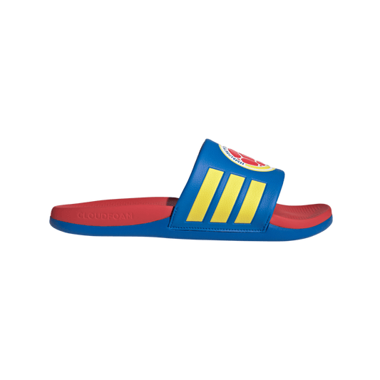 adidas COLOMBIA 26 Slides | Royal Blue / Solar Yellow / Red | Men's