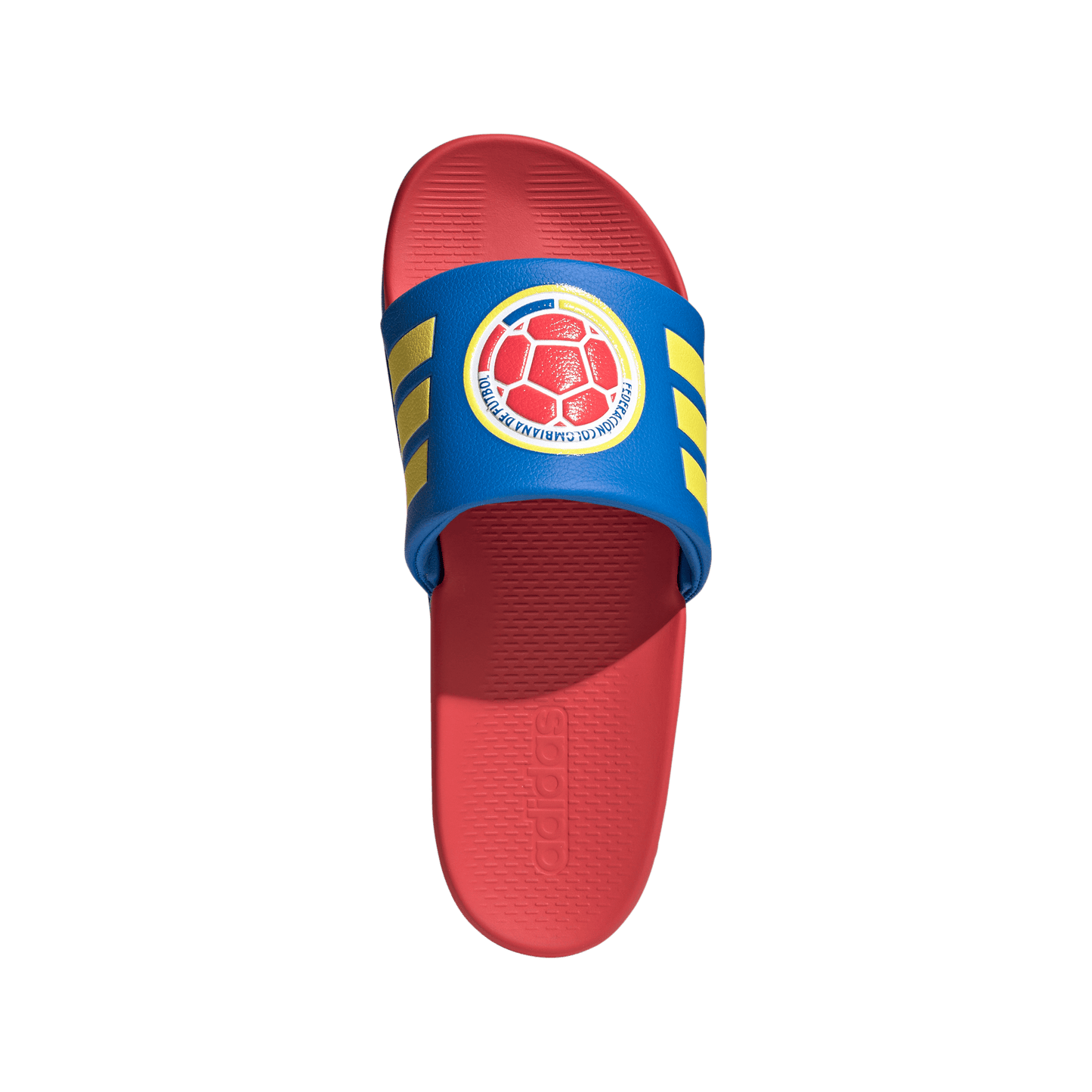 adidas COLOMBIA 26 Slides | Royal Blue / Solar Yellow / Red | Men's