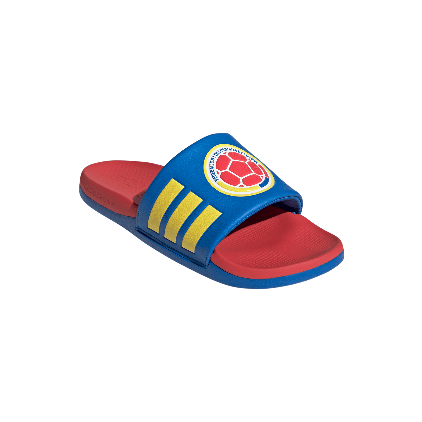 adidas COLOMBIA 26 Slides | Royal Blue / Solar Yellow / Red | Men's