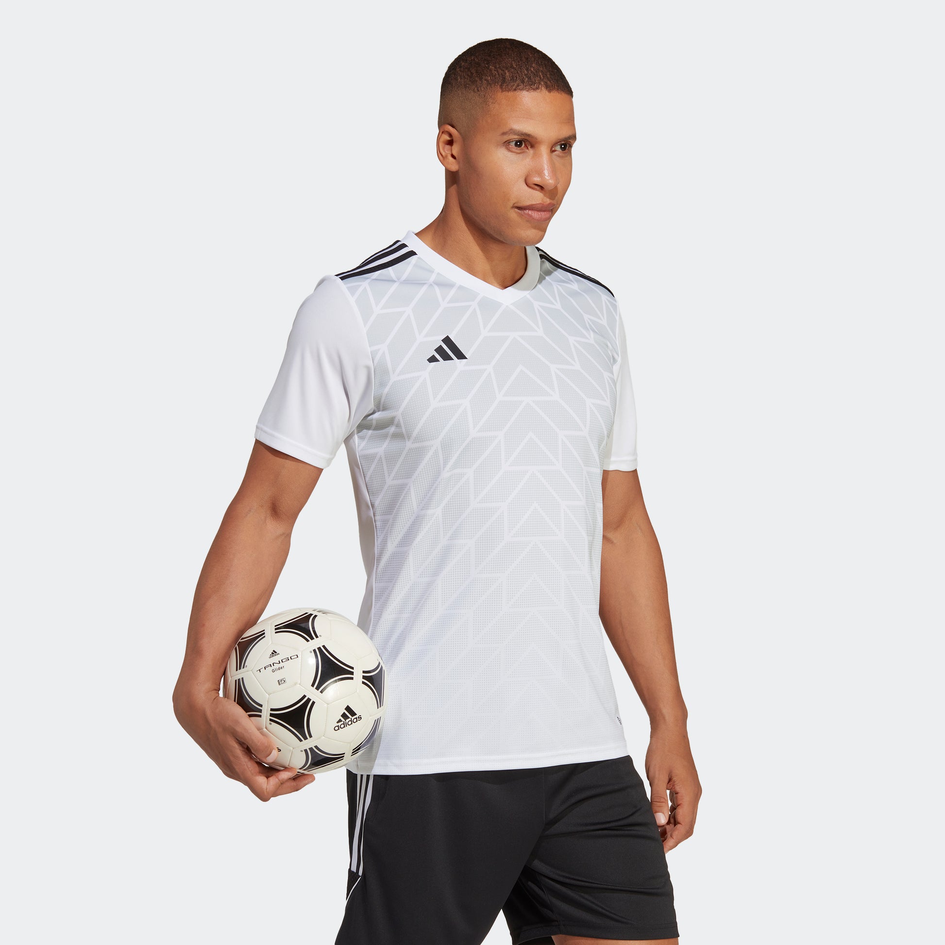 Icon adidas White Jersey 23 | adidas 3 Team stripe – Men\'s |