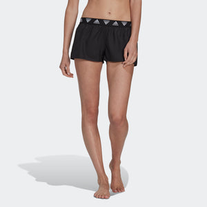 adidas Branded Beach Shorts | Black | Women's