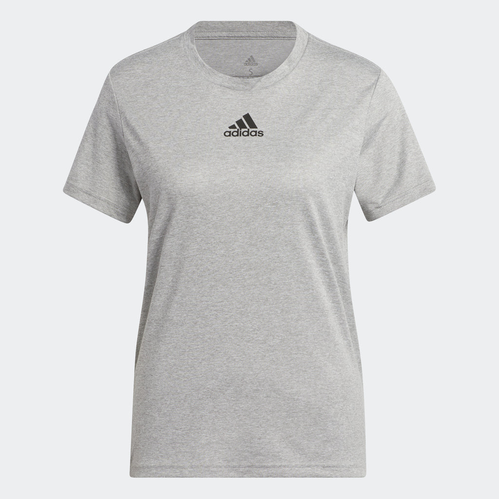 Patch Acht Dempsey adidas Short Sleeve Pregame BOS Tee | Grey | Women's | stripe 3 adidas