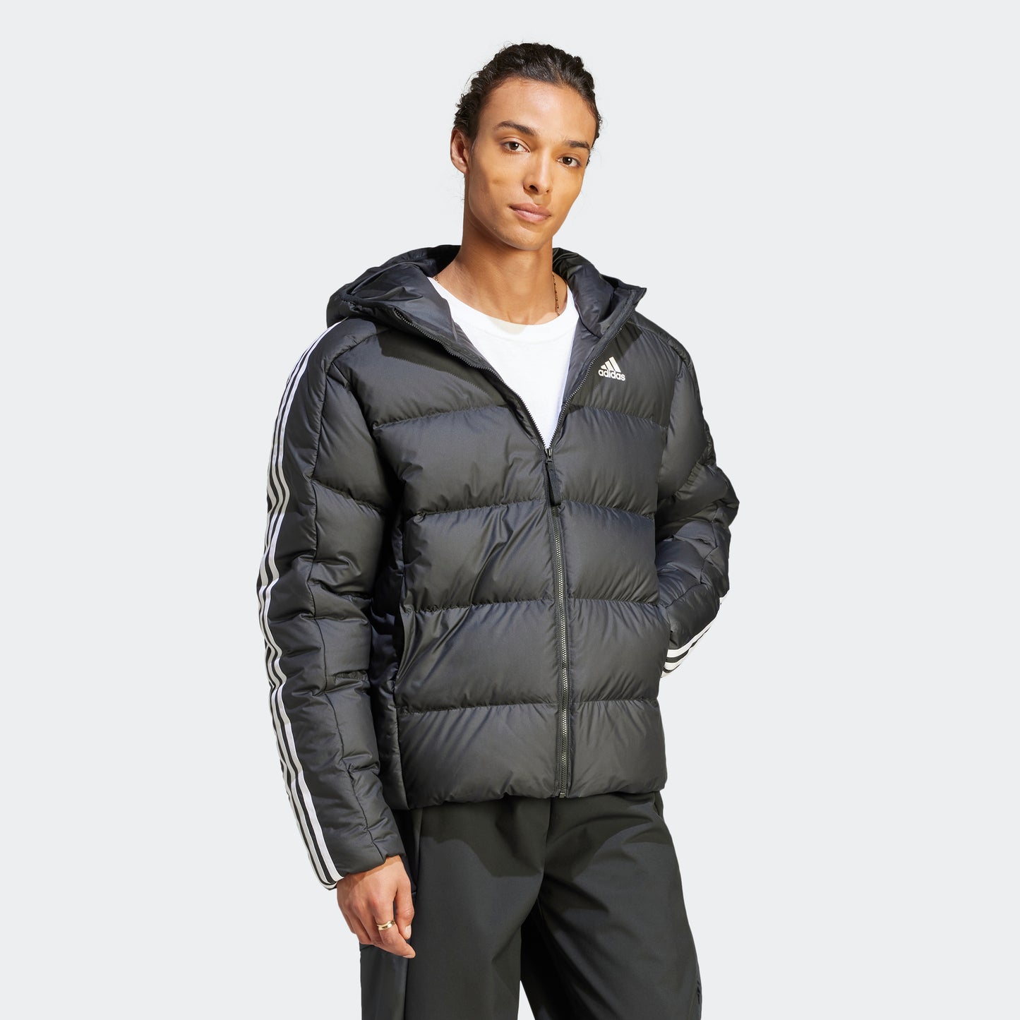 adidas Essentials Midweight Down Hooded Jacket