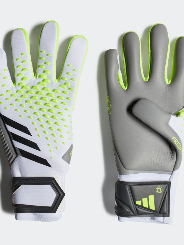 adidas Jr. PREDATOR MATCH FINGERSAVE Kid's Goalkeeper Gloves | Hi-Res Blue | Unisex | adidas