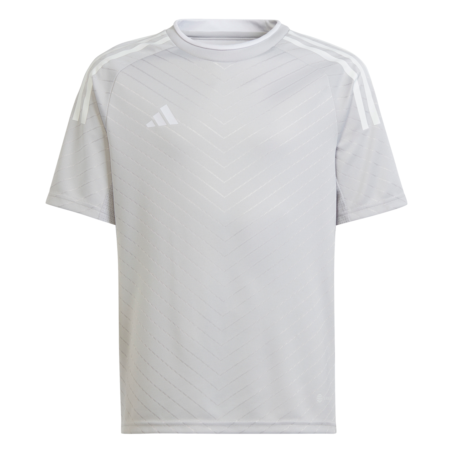 adidas CAMPEON 23 Soccer Jersey | Light Grey | Kid's
