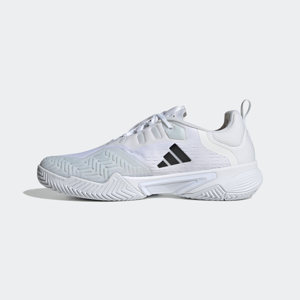 adidas BARRICADE Tennis Shoes | White/Black | Men's