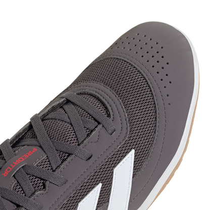 adidas Predator CLUB Indoor Sala Boots | Coal Grey / Cloud White | Men's