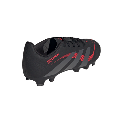 adidas Predator Club Firm/Multi-Ground Soccer Cleats | Core Black / Grey Four / Lucid Red | Kid's
