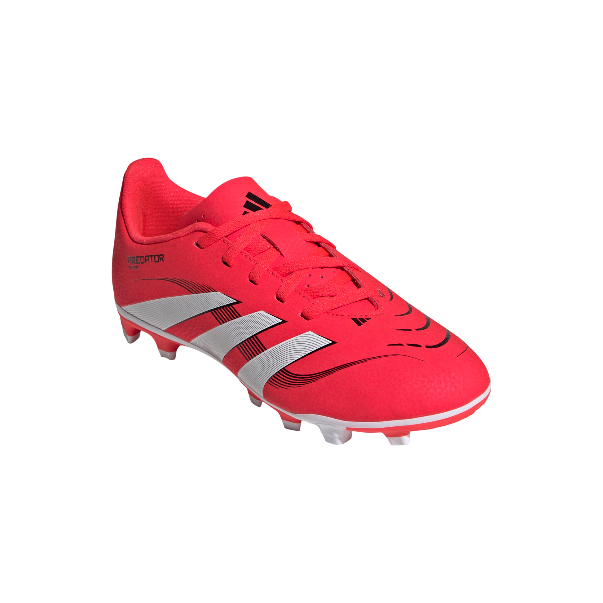 adidas Predator Club Youth Firm Ground Cleats Soccer ID3813 Red 5