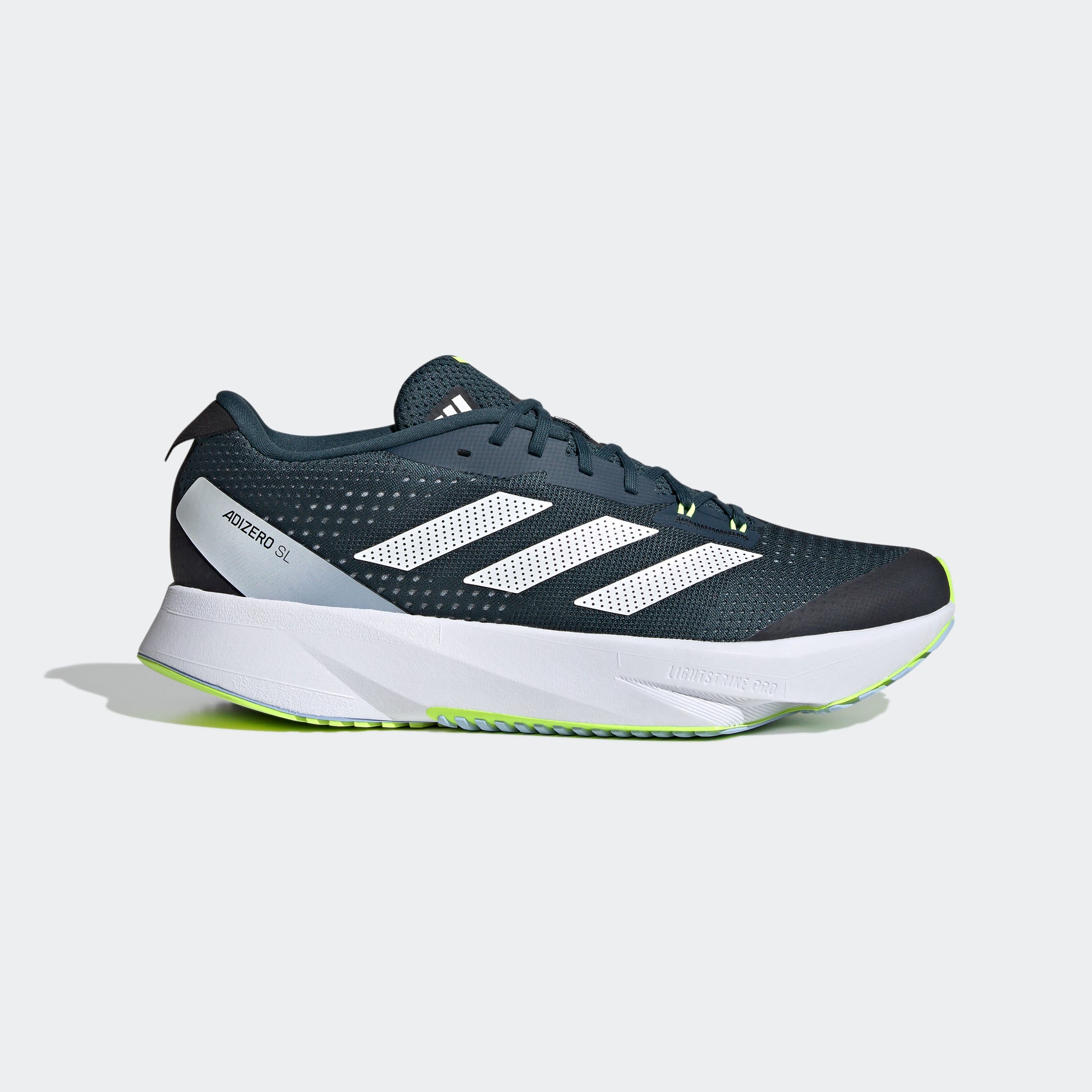adidas Adizero SL Running Shoes | Blue/Green/White | Men\'s – stripe 3 adidas
