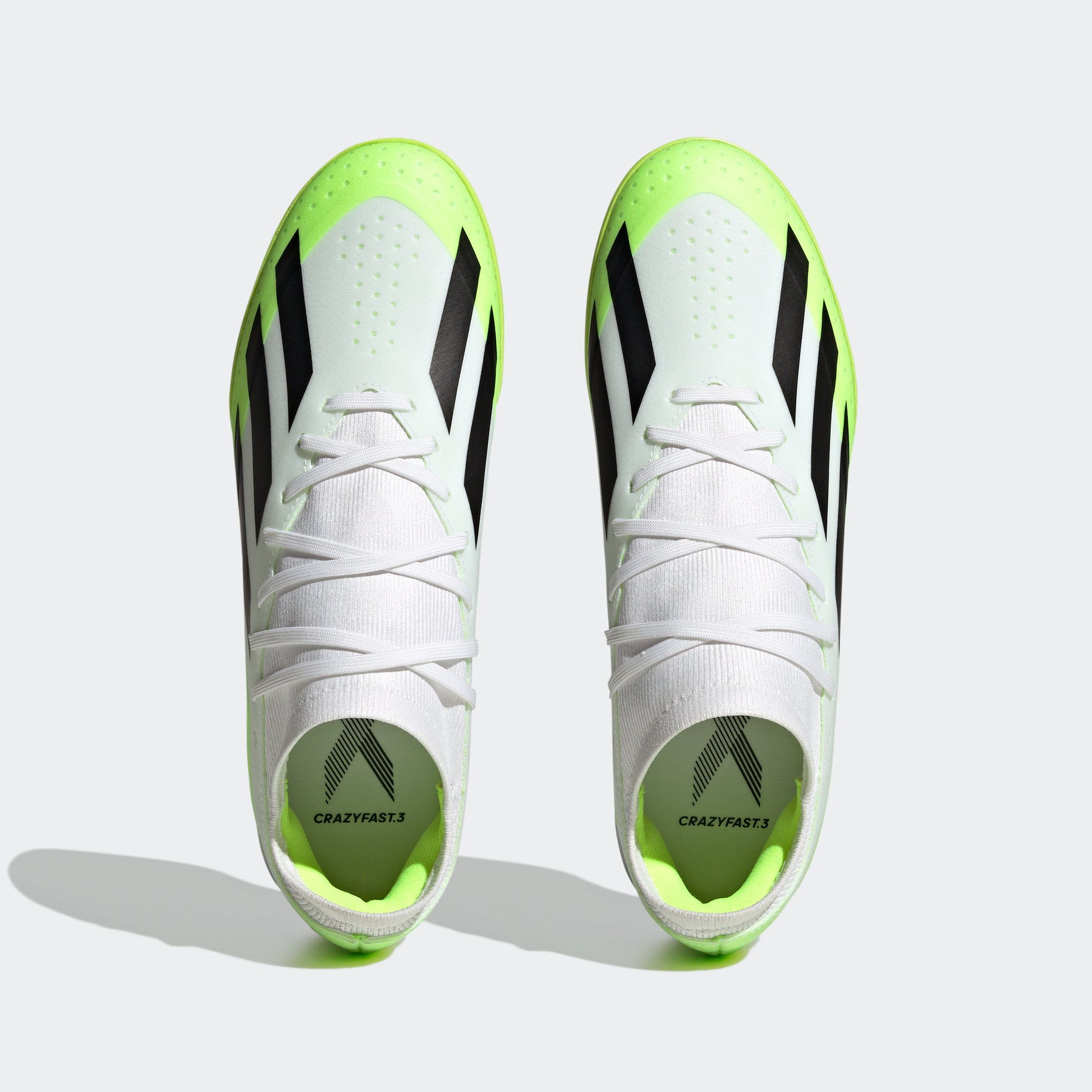 adidas X Indoor Soccer Shoes White/Black Men's