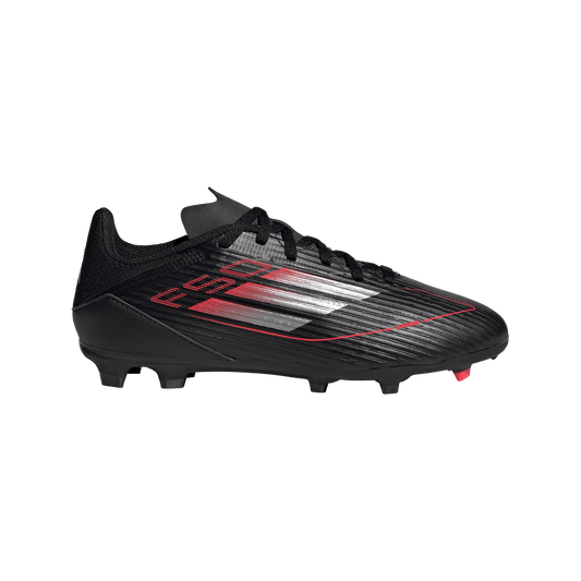 adidas F50 LEAGUE Firm/Multi-Ground Cleats | Black / Solar Red | Kid's Unisex