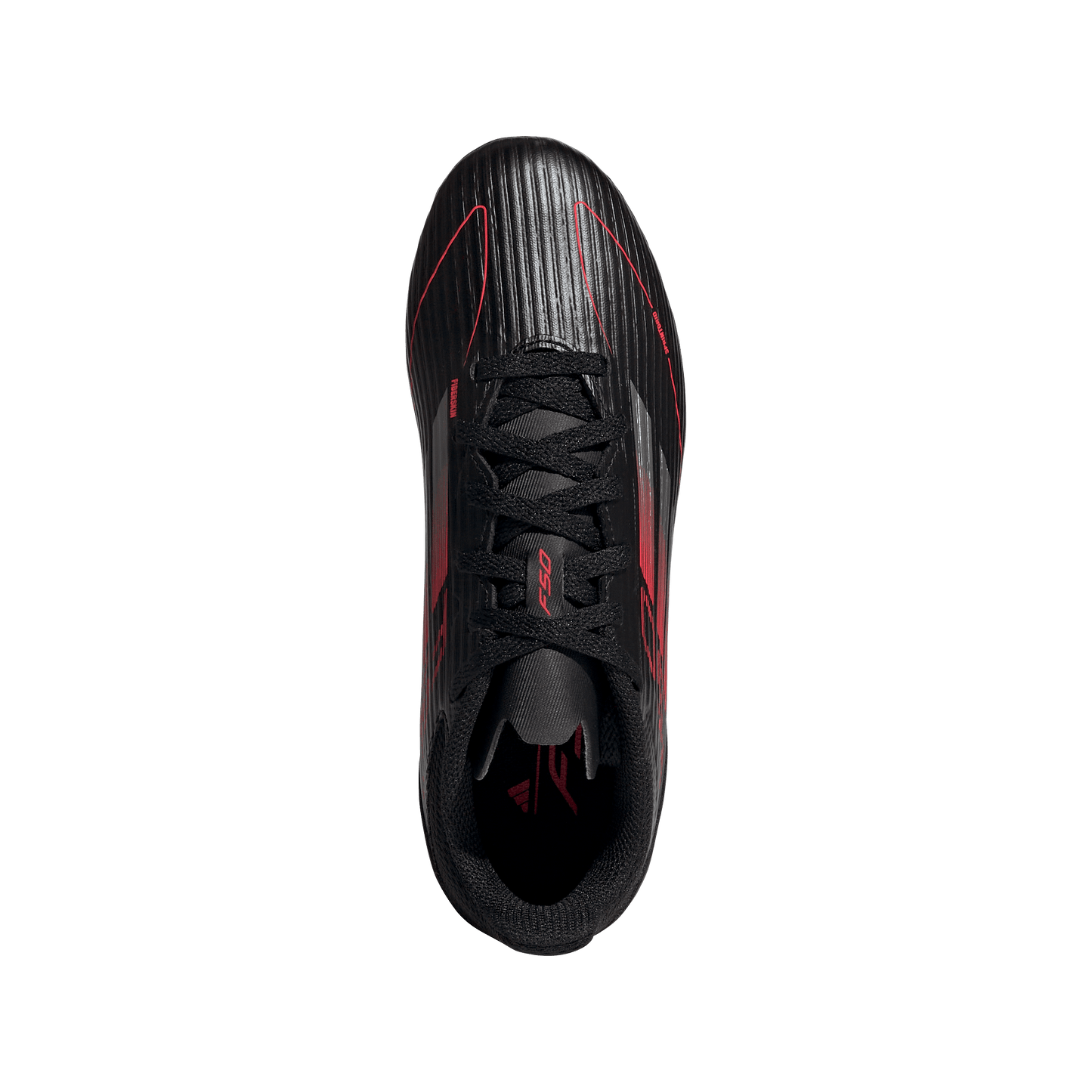 adidas F50 LEAGUE Firm/Multi-Ground Cleats | Black / Solar Red | Kid's Unisex