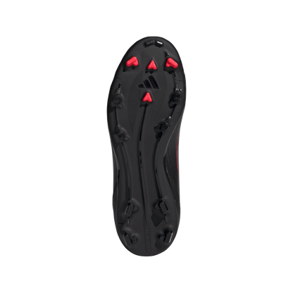 adidas F50 LEAGUE Firm/Multi-Ground Cleats | Black / Solar Red | Kid's Unisex