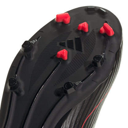 adidas F50 LEAGUE Firm/Multi-Ground Cleats | Black / Solar Red | Kid's Unisex