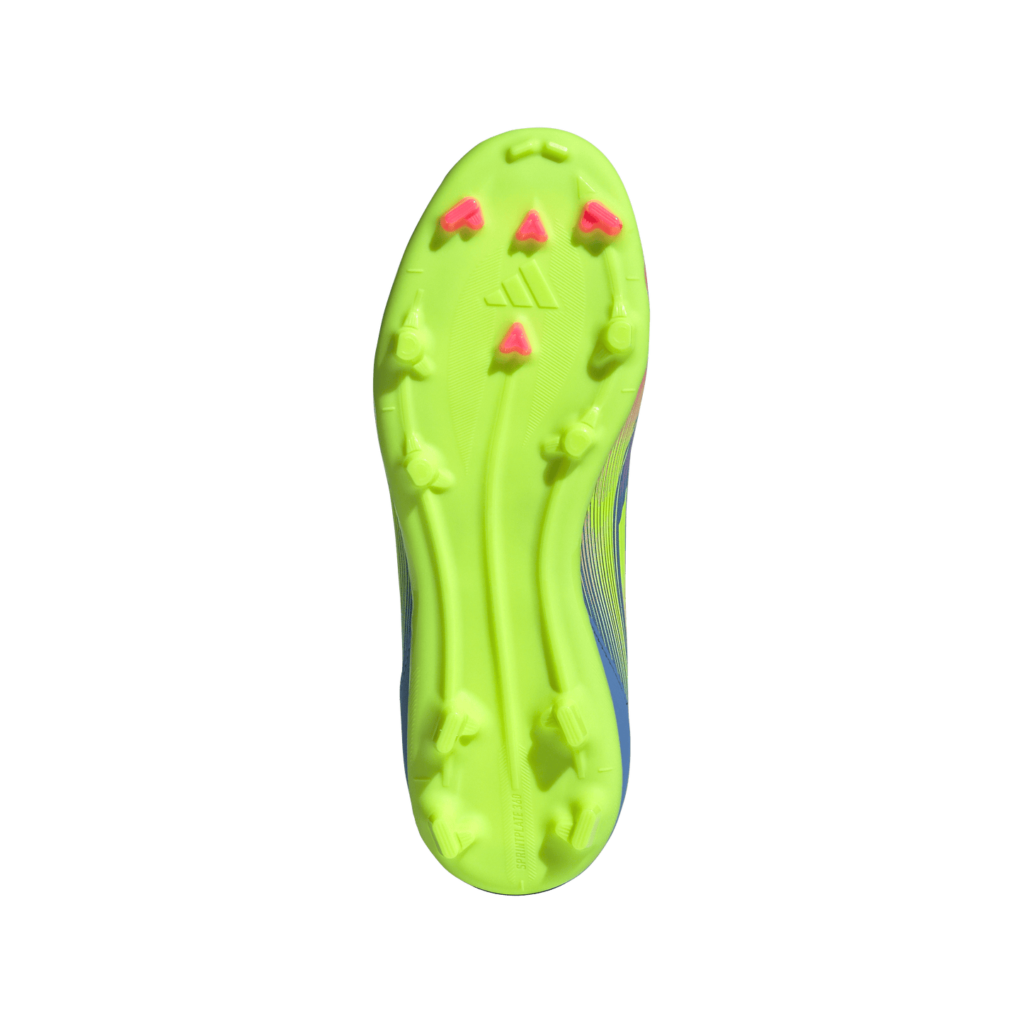 adidas F50 LEAGUE Firm/Multi-Ground Cleats | Blue Fusion-Lucid Lemon-Lucid Pink | Kid's Unisex