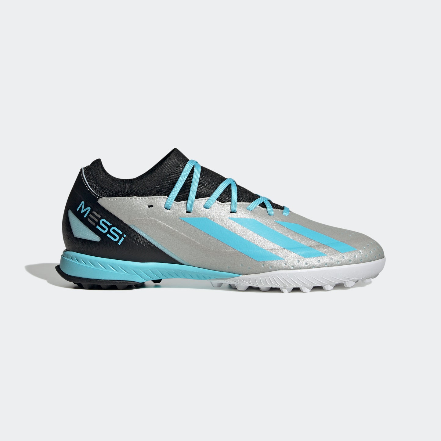adidas X Crazyfast Messi.3 Turf Ground Boots | Silver/Blue