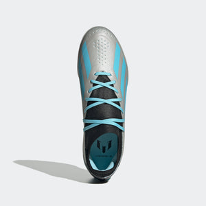 adidas X Crazyfast Messi.3 Turf Ground Boots | Silver/Blue