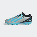 adidas X Crazyfast Messi.4 Firm Ground Boots | Silver/Blue | Kids'