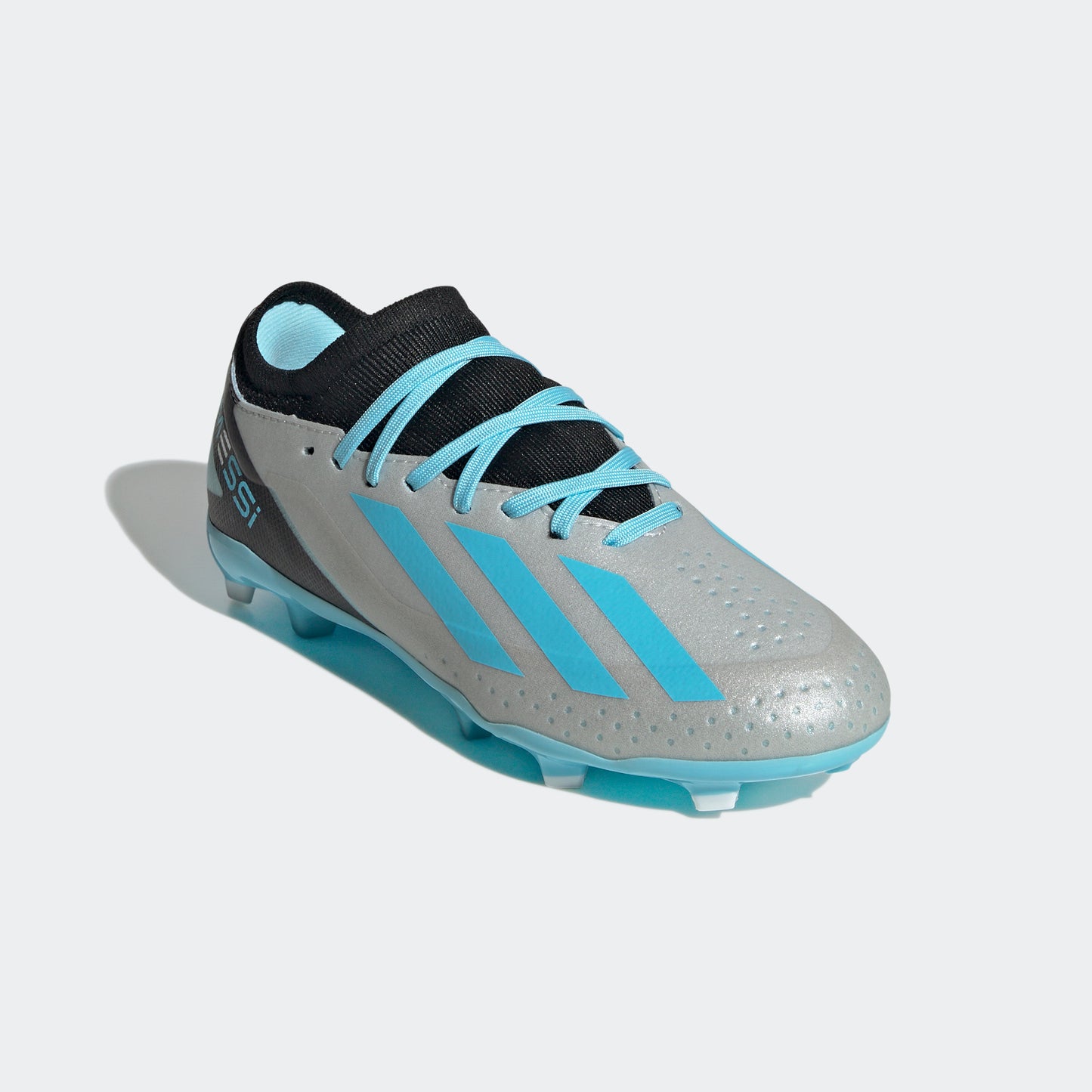 adidas X Crazyfast Messi.3 Firm Ground Boots | Silver/Blue | Kids'
