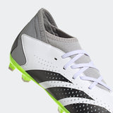 adidas Predator Accuracy.3 Firm Ground Soccer Cleats | White/Green/Black | Youth