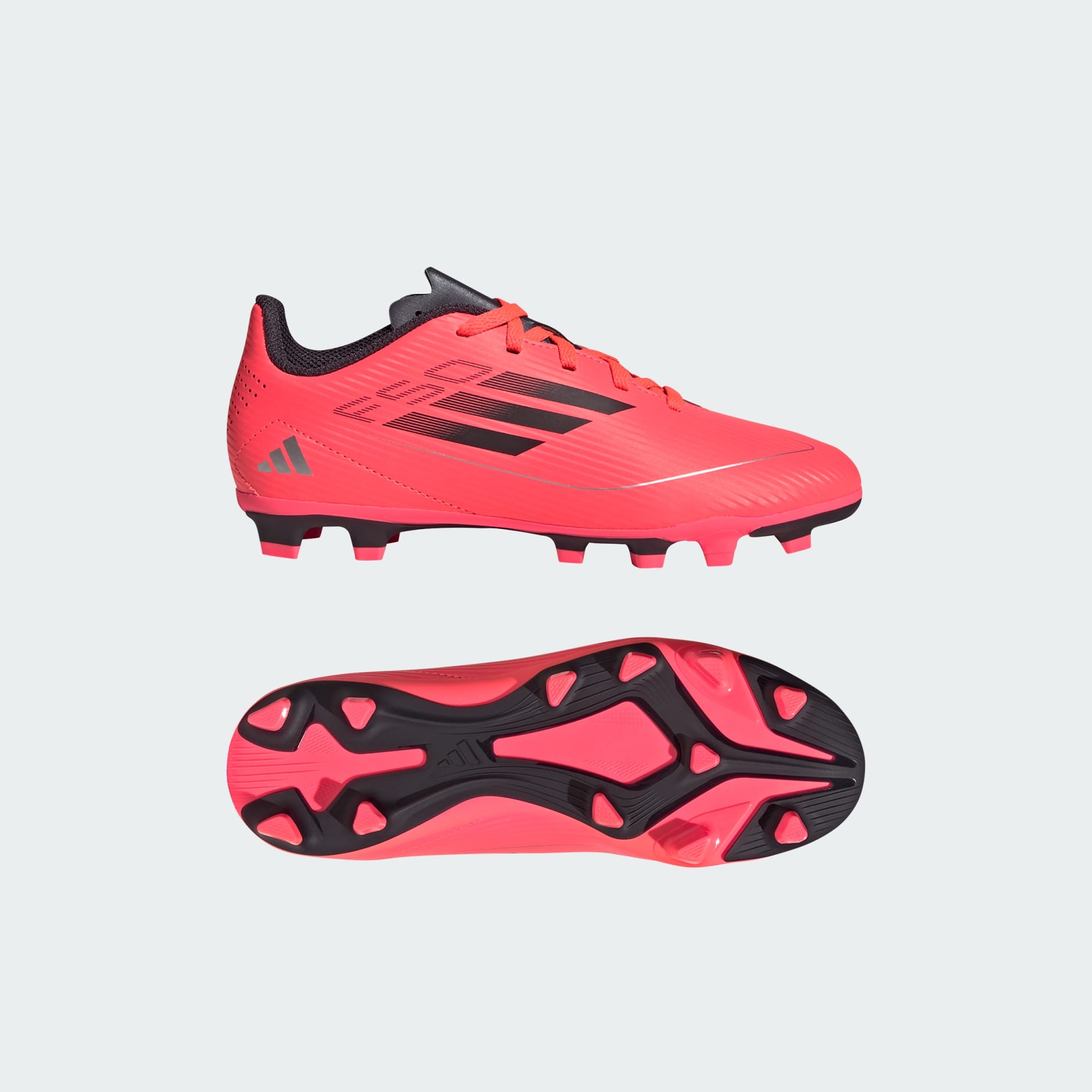 adidas F50 CLUB Flexible Ground Cleats | Turbo Orange / Aurora