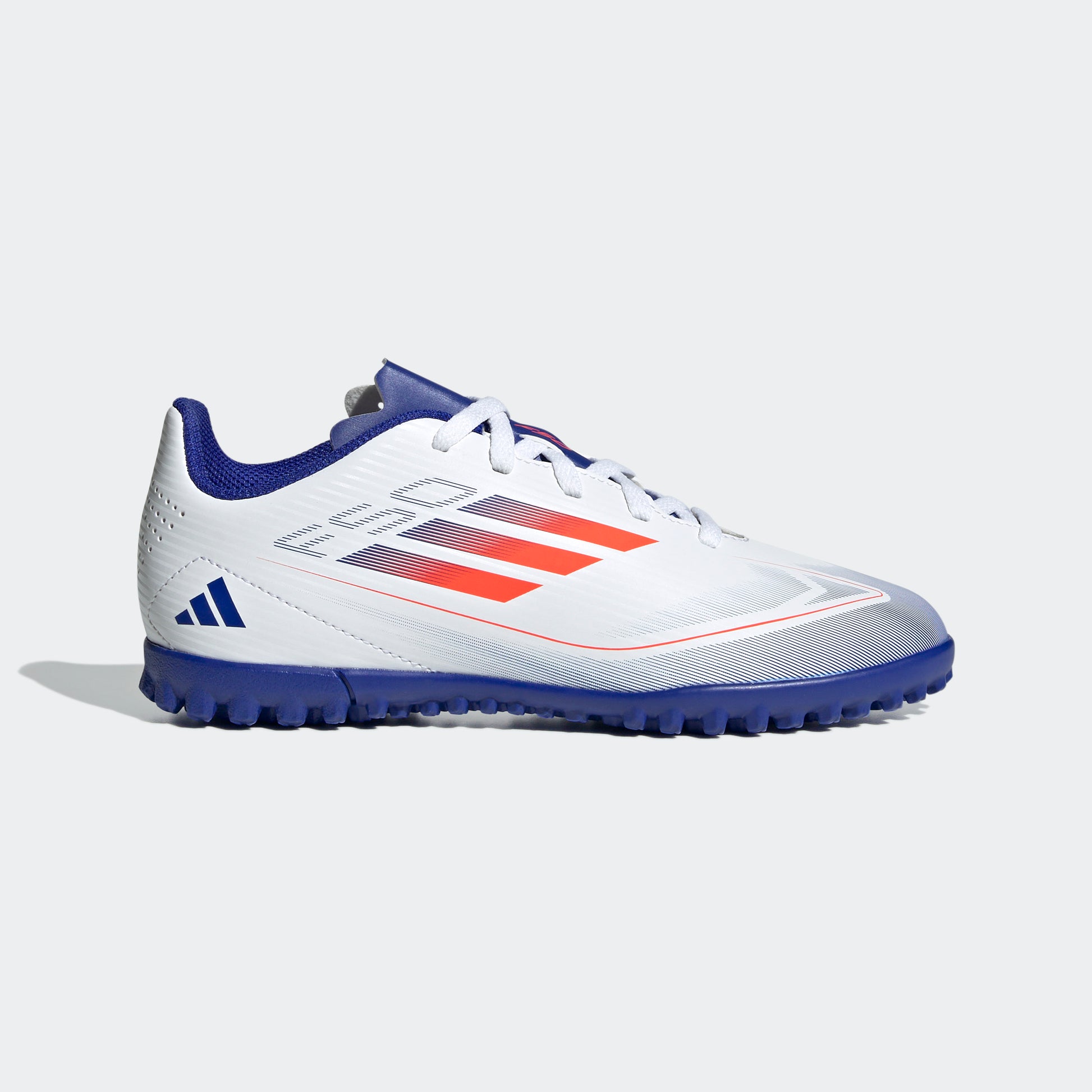 Adidas F50 Club Turf Cleats Kids stripe 3 adidas Adidas F50 Club Turf Cleats Kids stripe 3 adidas