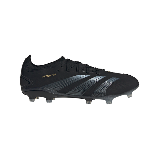 adidas Predator Pro Firm Ground Cleats | Core Black / Carbon | Men's
