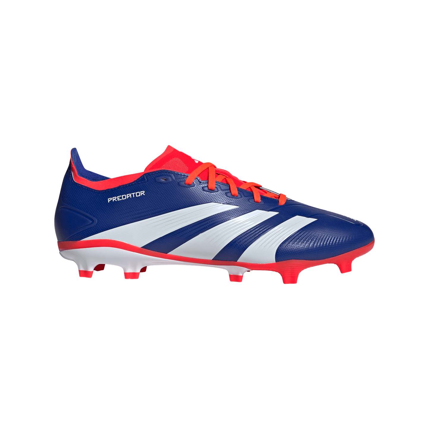 adidas Predator League Firm Ground Soccer Cleats | Lucid Blue-Cloud White-Solar Red | Men's