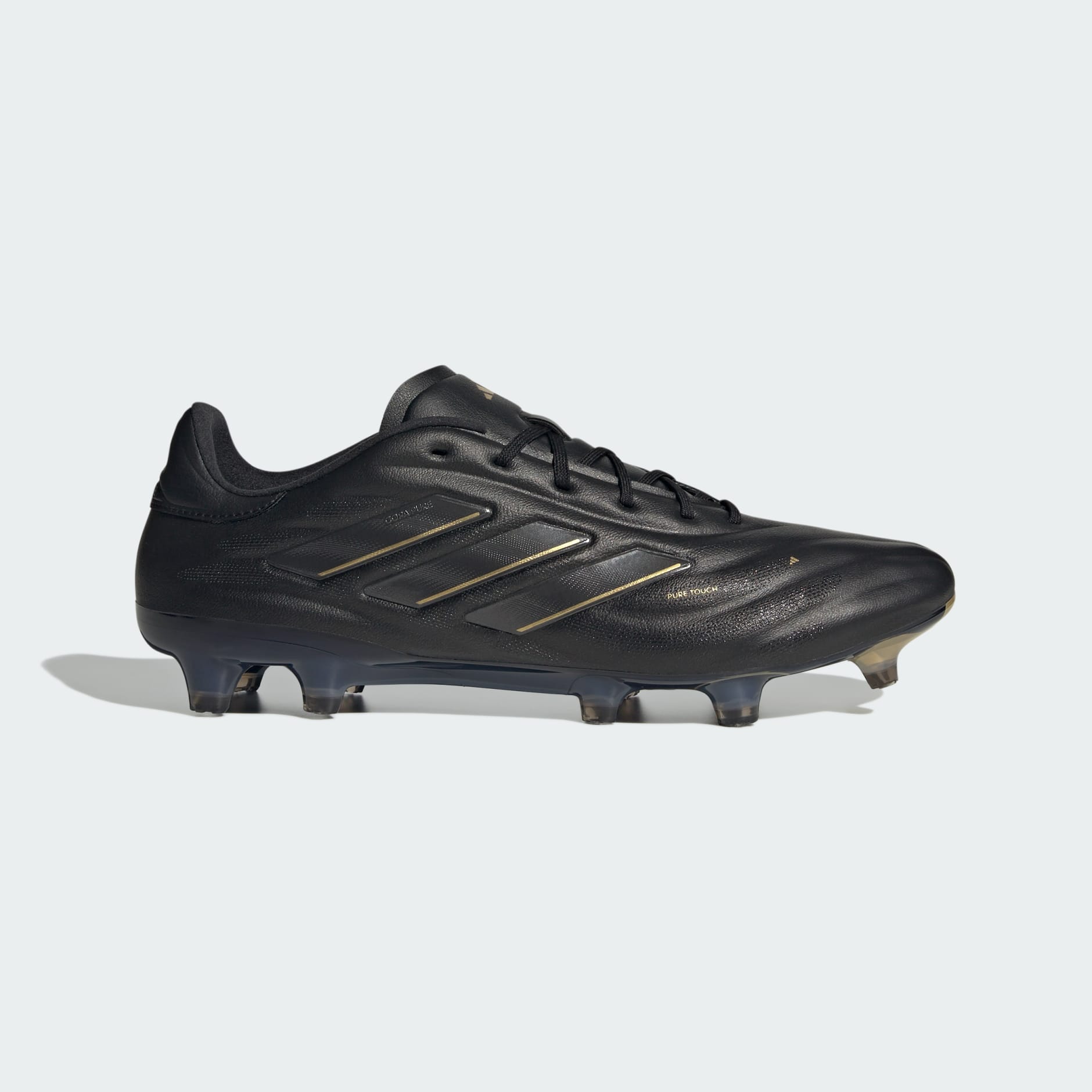 adidas Copa Pure 2 Elite FG Firm Ground Soccer Cleats, Black/Carbon/Gold / 7.5 adidas Copa Pure 2 Elite FG Firm Ground Soccer Cleats, Black/Carbon/Gold / 7.5