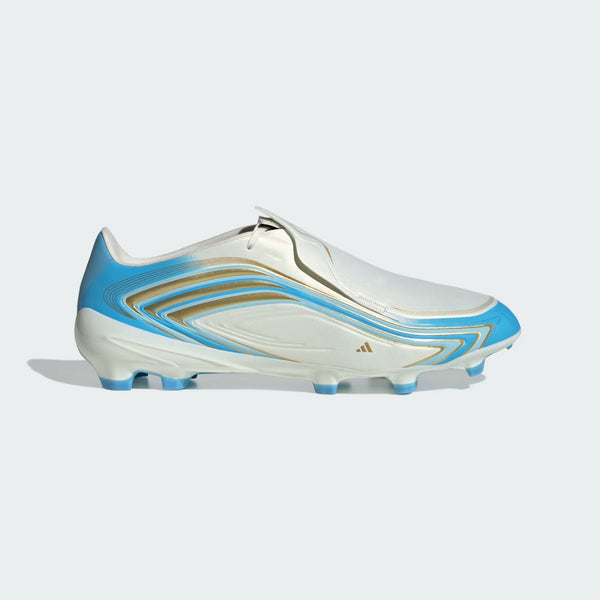 F50 MESSI LEAGUE Firm Ground Soccer Cleats | Ivory / Ice Blue | Men's
