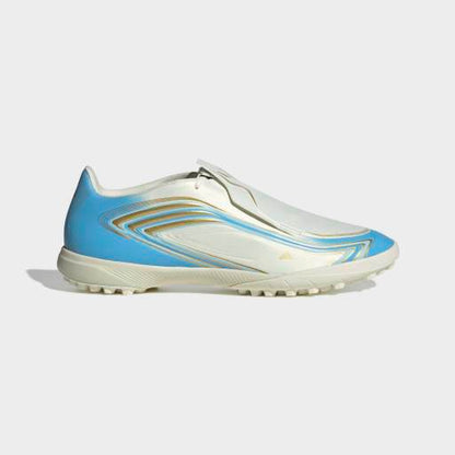 adidas F50 Messi League Turf Football Shoes| Ivory/ Ice Blue | Men's