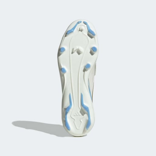 adidas F50 MESSI LEAGUE Laceless Soccer Cleats | Ivory / Ice Blue | Kid's