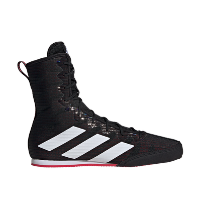 adidas Men's Box Hog 4 Boxing Shoes - Core Black/Cloud White/Pure Ruby / 12 adidas Men's Box Hog 4 Boxing Shoes - Core Black/Cloud White/Pure Ruby / 12