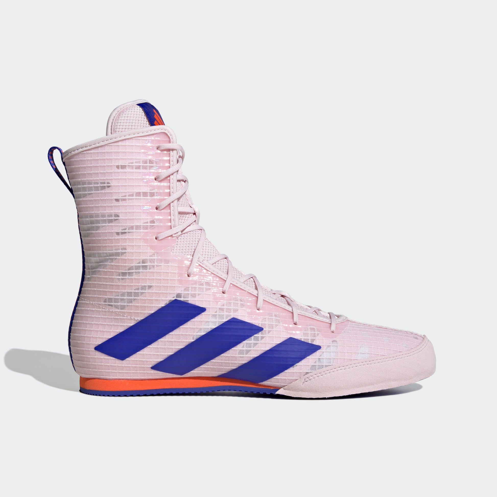 adidas Men's Box Hog 4 Boxing Shoes - Almost Pink/Lucid Blue/Impact Orange / 10.5 adidas Men's Box Hog 4 Boxing Shoes - Almost Pink/Lucid Blue/Impact Orange / 10.5