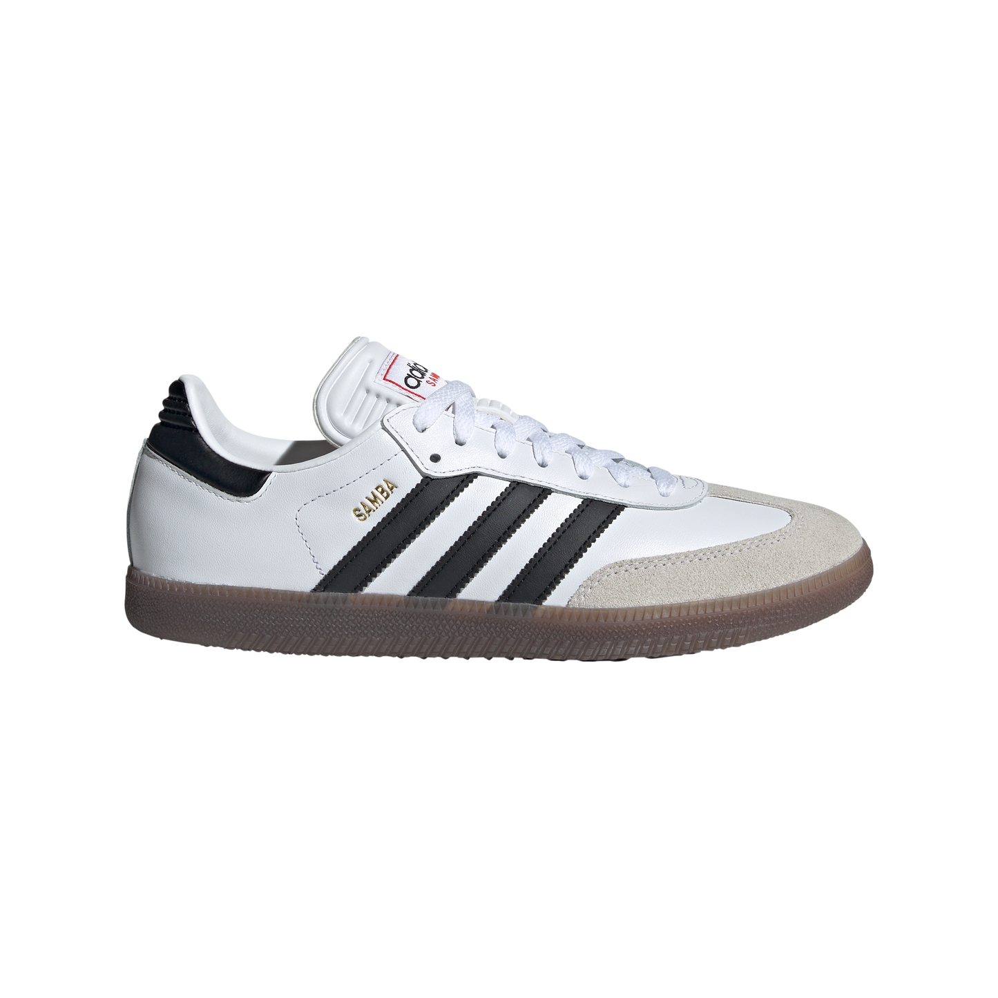 adidas SAMBA Indoor Soccer Shoes | Cloud White-Core Black | Men's adidas SAMBA Indoor Soccer Shoes | Cloud White-Core Black | Men's