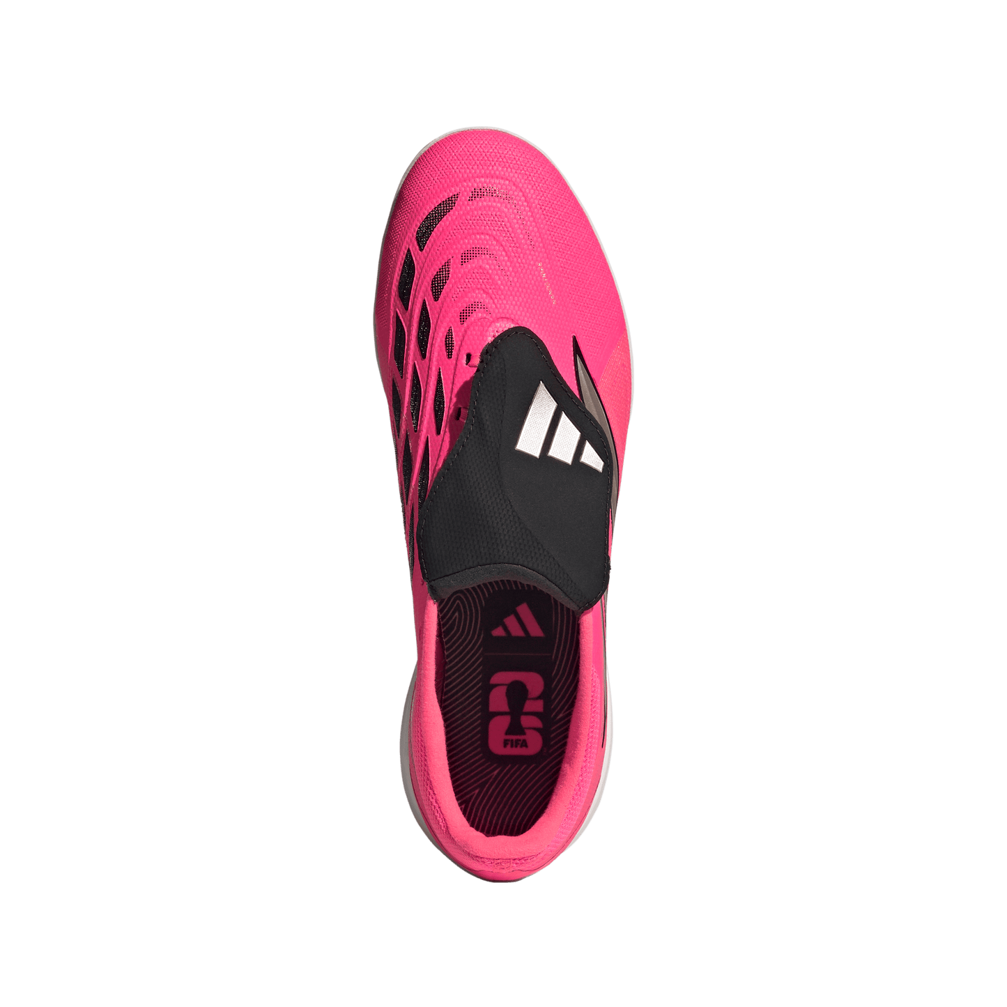 adidas Predator League Fold-Over Tongue Turf Soccer Shoes | Solar Turbo / Iron Metallic / Core Black | Men's