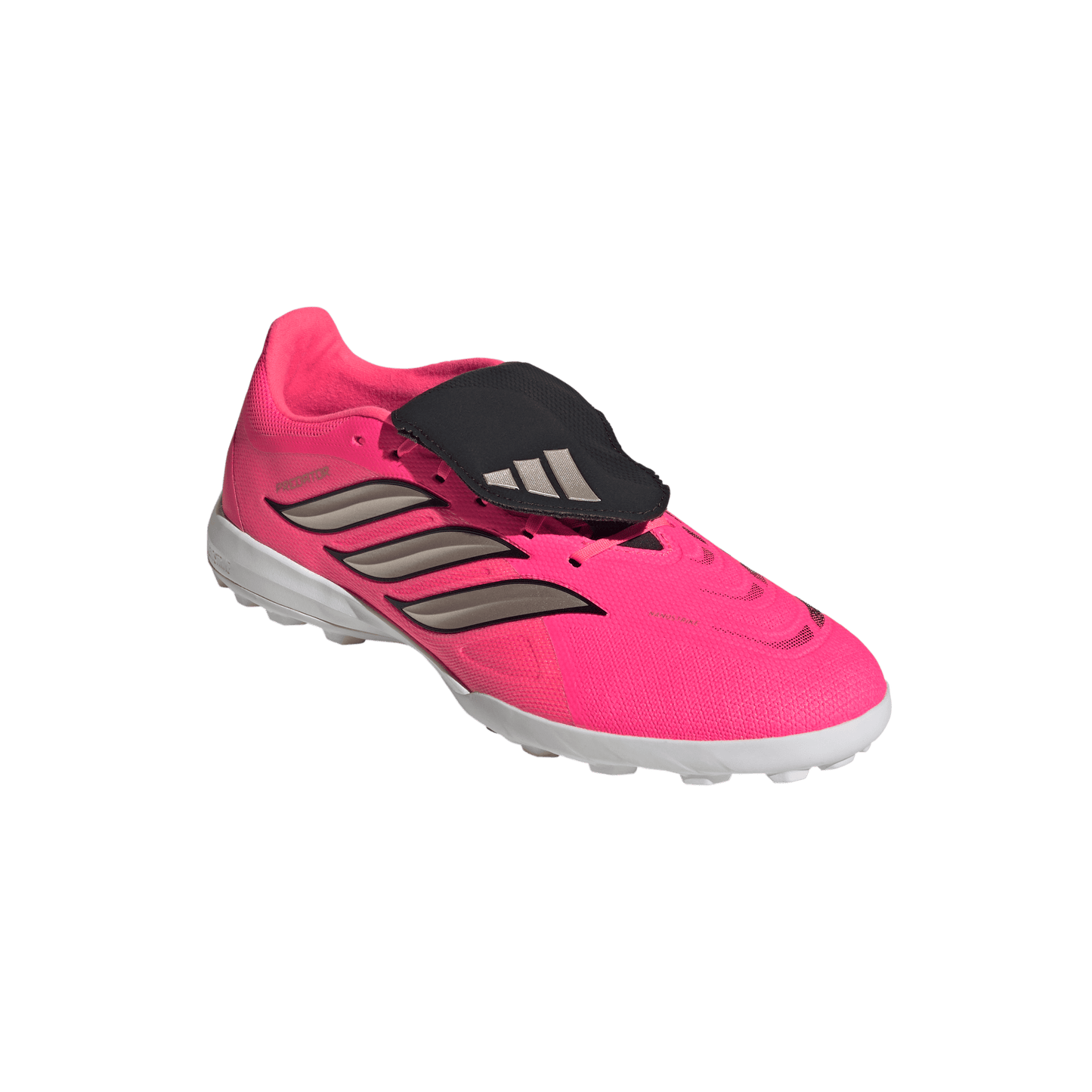 adidas Predator League Fold-Over Tongue Turf Soccer Shoes | Solar Turbo / Iron Metallic / Core Black | Men's
