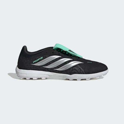 PREDATOR LEAGUE Fold-Over Tongue Turf Football Boots| Black/ Clear Mint | Men's