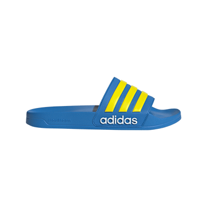 adidas ADILETTE SHOWER Slides | Ray Blue / Yellow