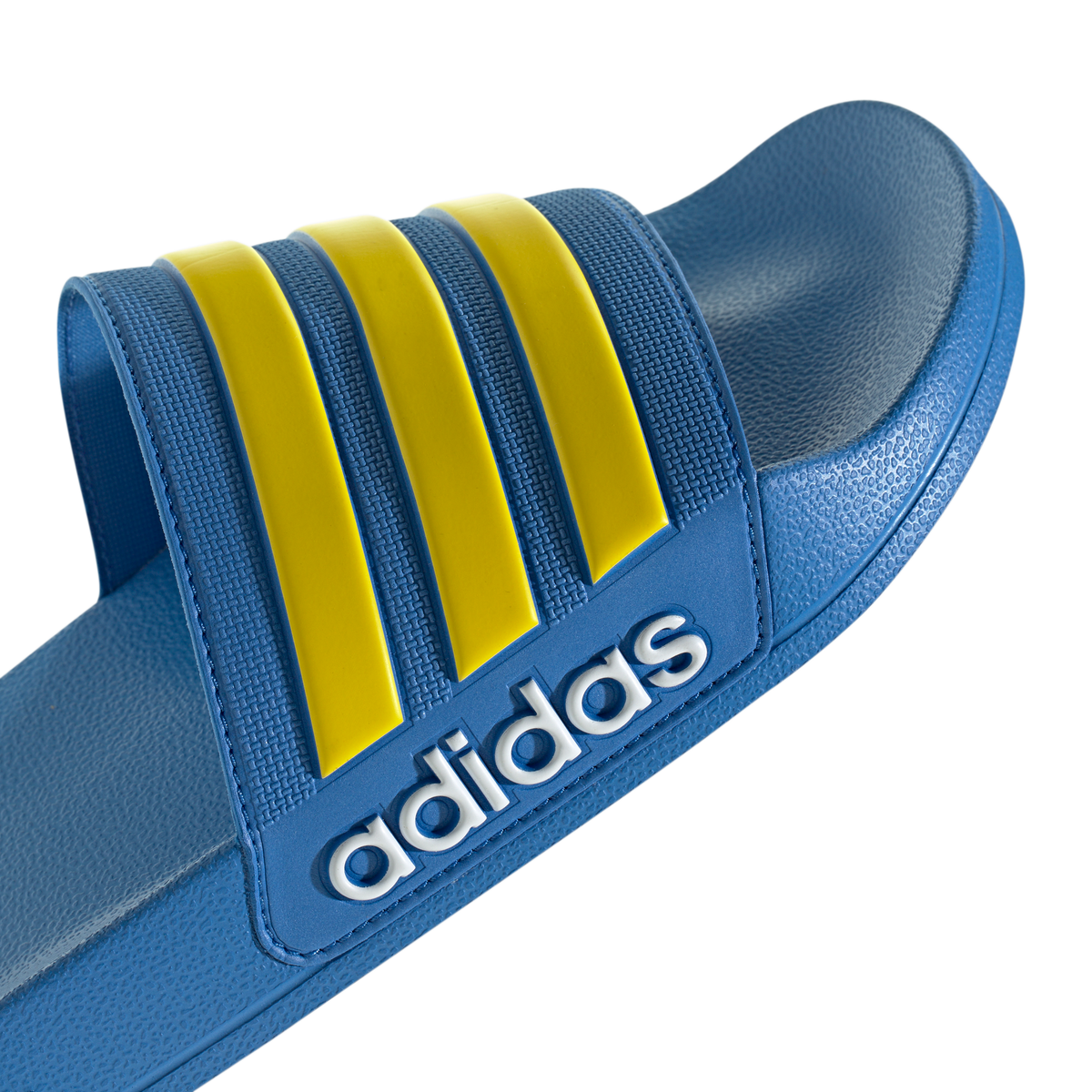 adidas ADILETTE SHOWER Slides | Ray Blue / Yellow