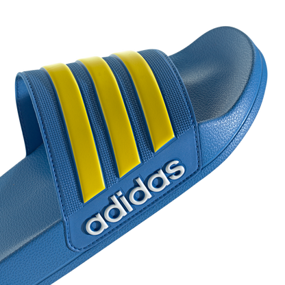 adidas ADILETTE SHOWER Slides | Ray Blue / Yellow